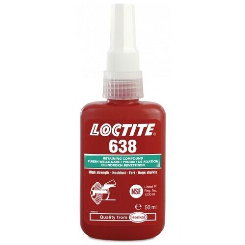 Loctite 638 Ασφαλιστικό Κυλινδρικών Εξαρτημάτων Γενικής Χρήσης 50ml
