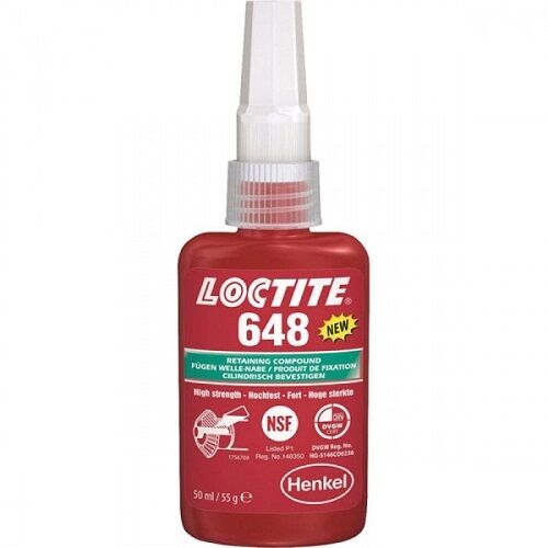 Loctite 648 Ασφαλιστικό Κυλινδρικών Εξαρτημάτων 50ml